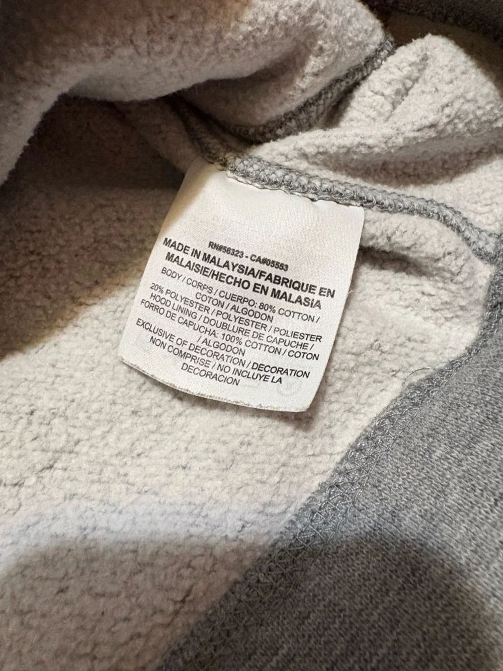 Jordan Light Gray Crewneck Sweatshirt Mens size Medium